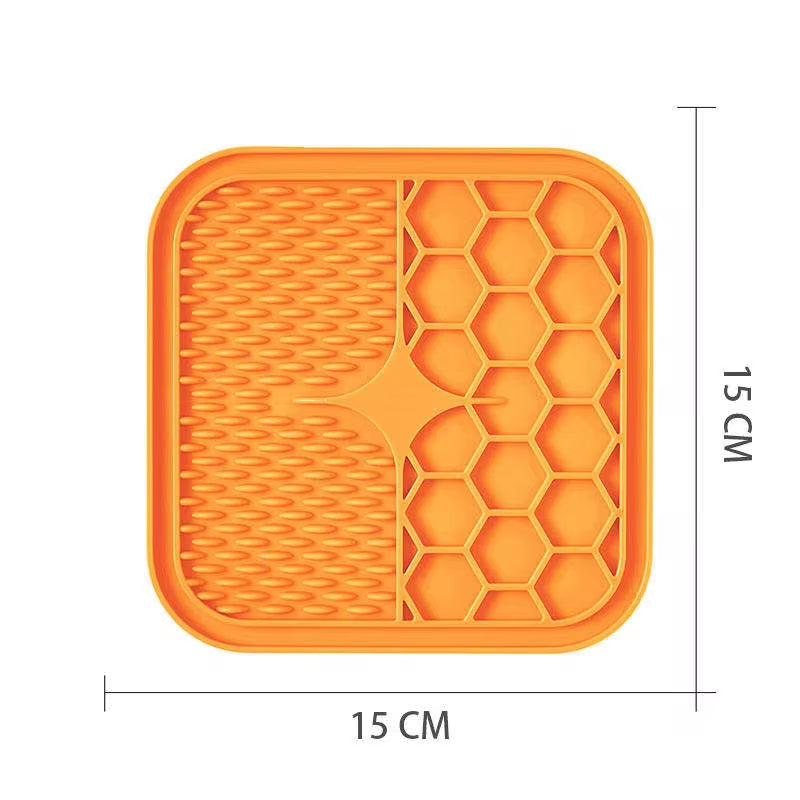 Pet Wet and Dry Food Bowl, Slow Food Tray with Suction Cup, Dog Licking Pad, Custom, Factory Price