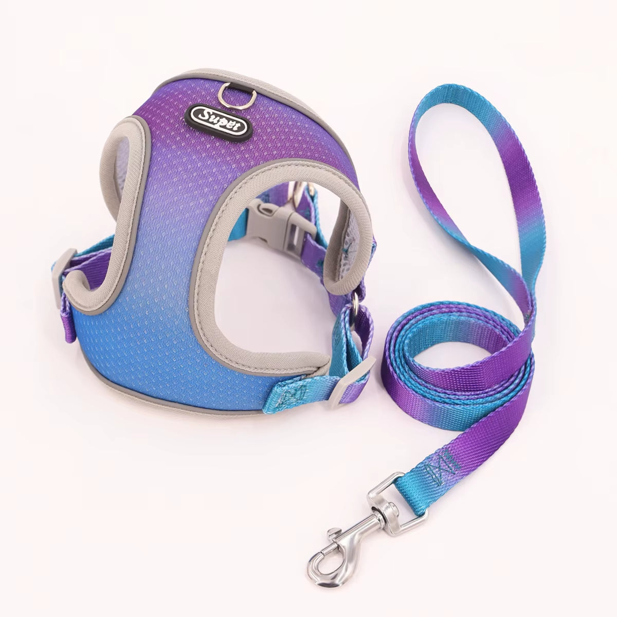 Pet Step-In Dog Harness, Adjustable Reflective Soft Dog Harness, Breathable Dog Vest Harness for Cats Puppy