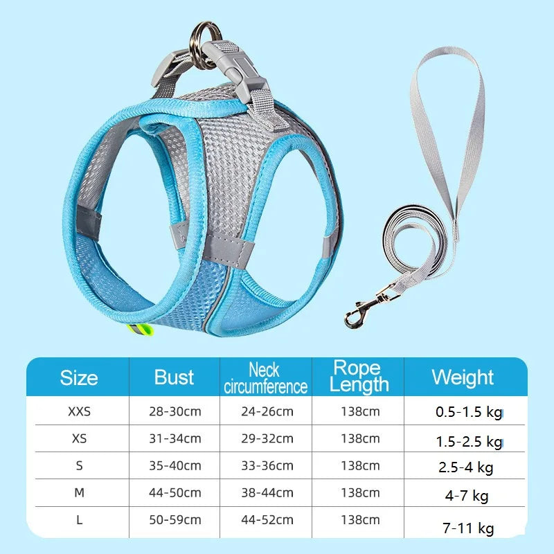 Dog Harness Small Breed Harness for a Small Dog Large Dog Harness Harnait Chest GXQ03