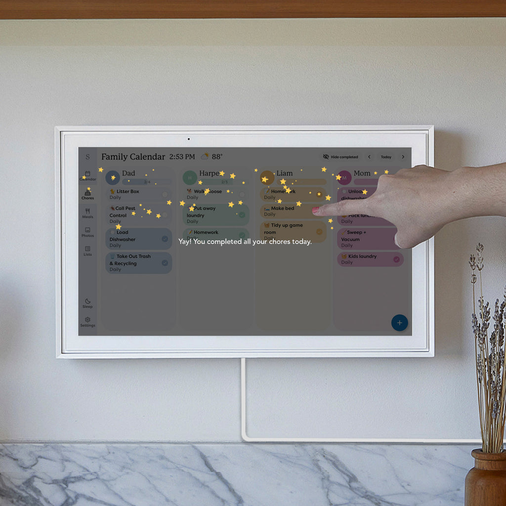 15" Smart Touchscreen Calendar and Organizer