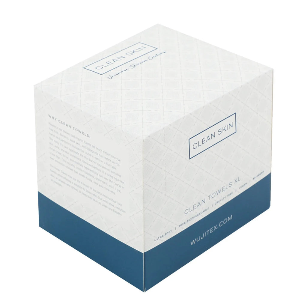 50Pcs/Box Clean Towels Face Towel Disposable Clinically Tested Face Towelette Facial Makeup Remover Dry Wipes Ultra Soft