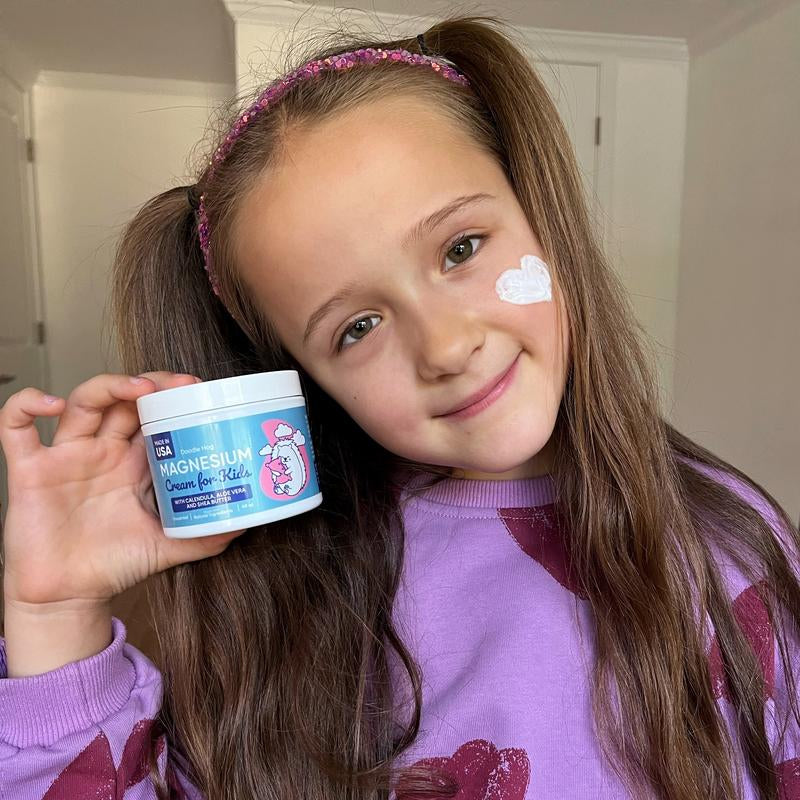 Magnesium Cream - Gentle Soothing with Calendula, Aloe Vera & Shea Butter for Relaxation, Sleep, and Calming Body Care Hydrating Blend, Unscented Moisturizing Lotion