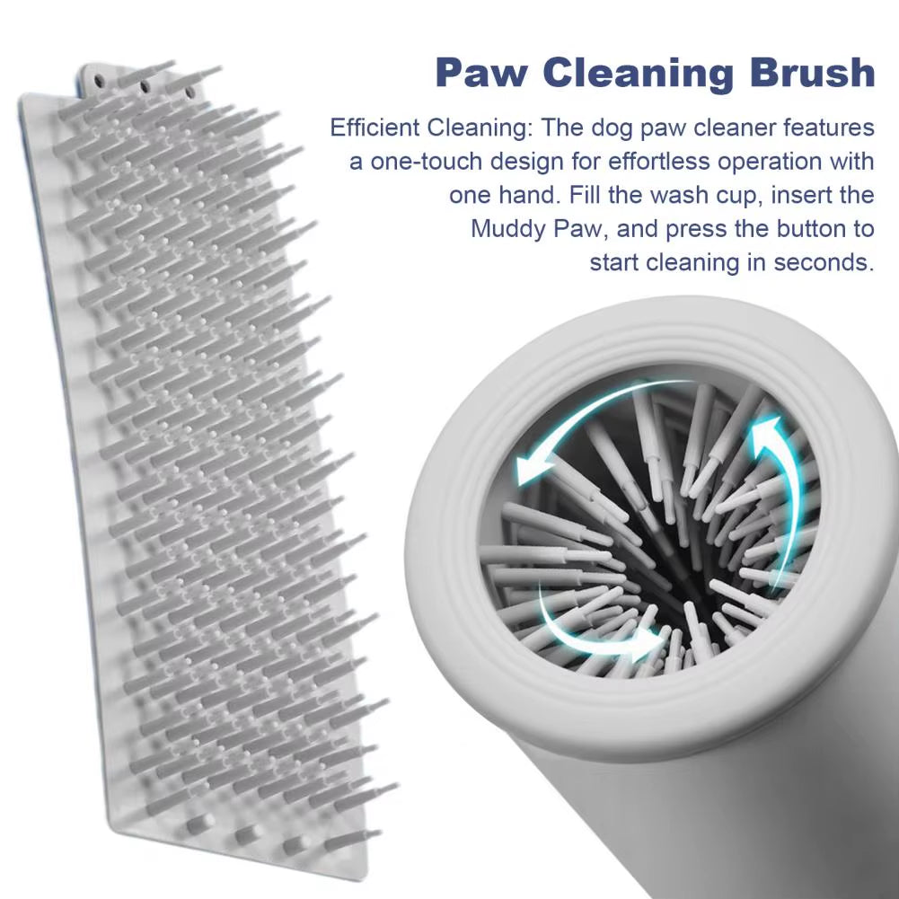 Dog Paws Cleaner Cup Paw Brush Automatic Pet Dog Paw Washer Quickly Wash Dirty Paw Pet Brush for Small Medium Large Dogs Cats