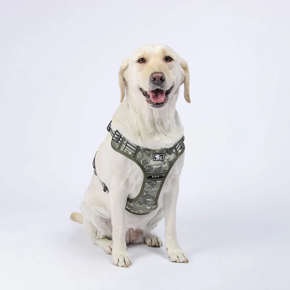Heavy Duty Tactical Dog Harness Padded Quick Release Vest Pet Training Dog Harness for Set Small Medium Large Dogs Pet Harness