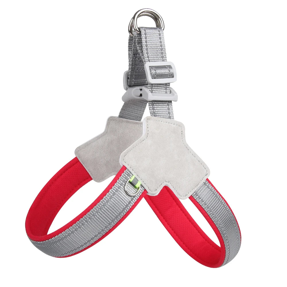 Summer No Pull Dog Harness Puppy Breathable Chest Strap for Small Medium Dogs Cats Travel Walking French Bulldog Pet Accessories