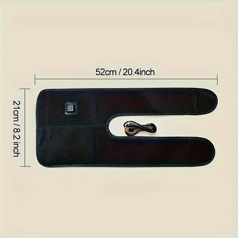 Heated Knee Brace Wrap Heating Pads for Knee Fast Heating Electric Heat Pad 3 Adjustable Suitable for Both Men and Women