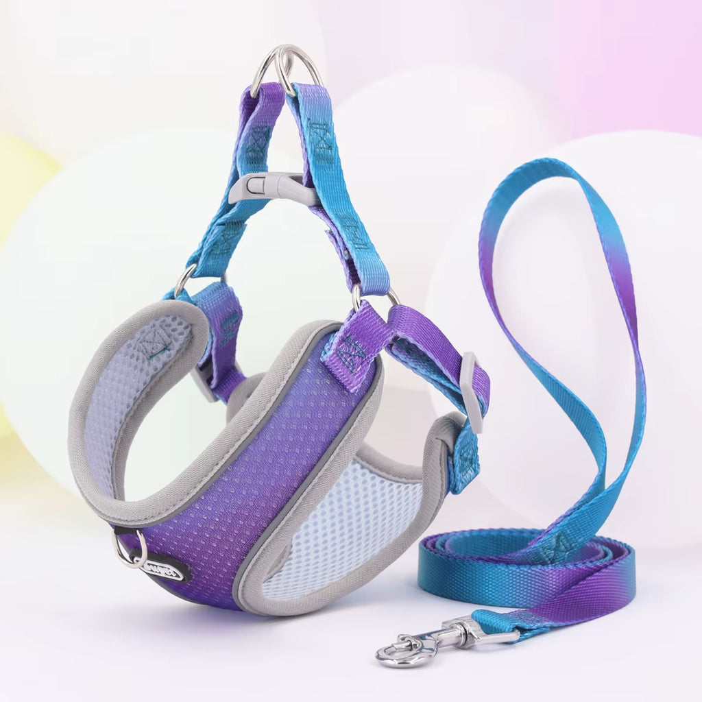 Pet Step-In Dog Harness, Adjustable Reflective Soft Dog Harness, Breathable Dog Vest Harness for Cats Puppy