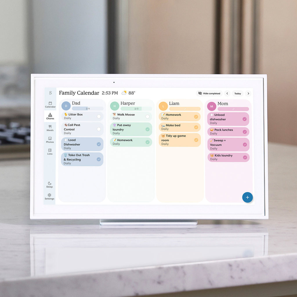 15" Smart Touchscreen Calendar and Organizer