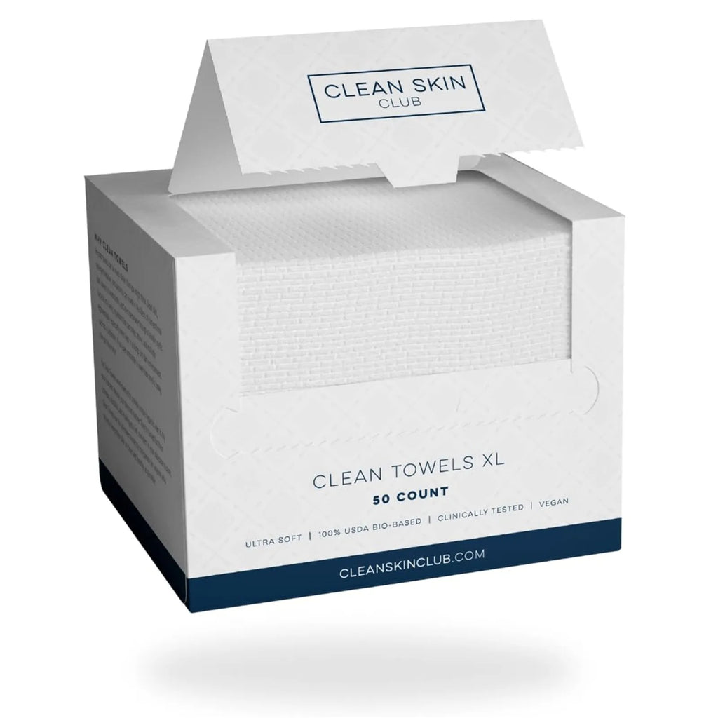 50Pcs/Box Clean Towels Face Towel Disposable Clinically Tested Face Towelette Facial Makeup Remover Dry Wipes Ultra Soft