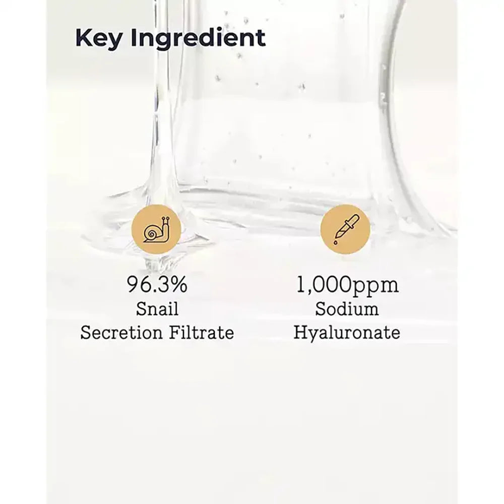 Snail Mucin 96% Power Repairing Essence Makeup 3.38 Fl.Oz 100Ml, Hydrating Serum for Face with Snail Secretion Filtrate for Dull