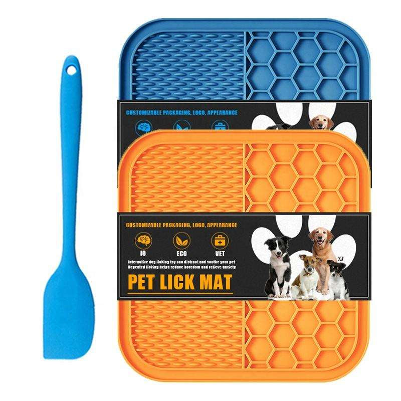 Pet Wet and Dry Food Bowl, Slow Food Tray with Suction Cup, Dog Licking Pad, Custom, Factory Price