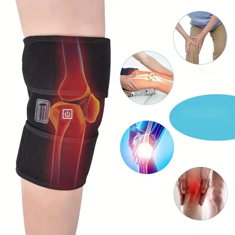 Heated Knee Brace Wrap Heating Pads for Knee Fast Heating Electric Heat Pad 3 Adjustable Suitable for Both Men and Women