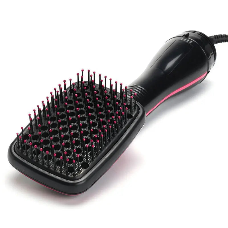 Professional Salon One-Step Hair Dryer and Hot Air Brush Electric Fast Heating Blow Dryer Brush Straightening Comb
