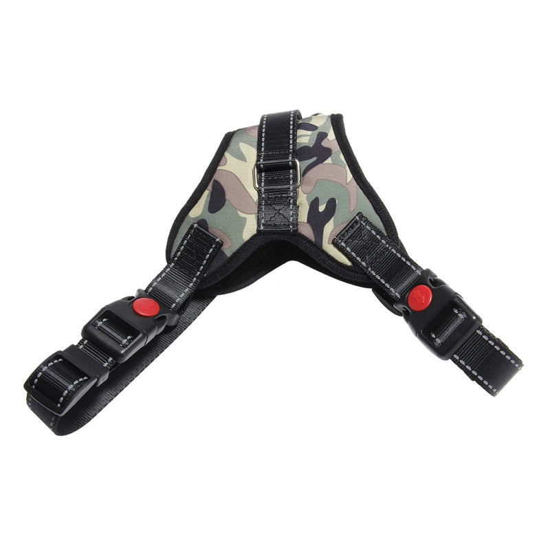 Adjustable Nylon Dog Harness Vest for Big Medium Dog Harness Large Dogs Collar Quick Release Small Pets Supplies Pet Accessories
