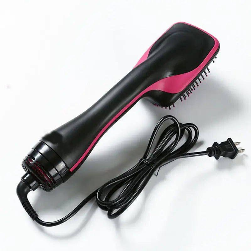 Professional Salon One-Step Hair Dryer and Hot Air Brush Electric Fast Heating Blow Dryer Brush Straightening Comb