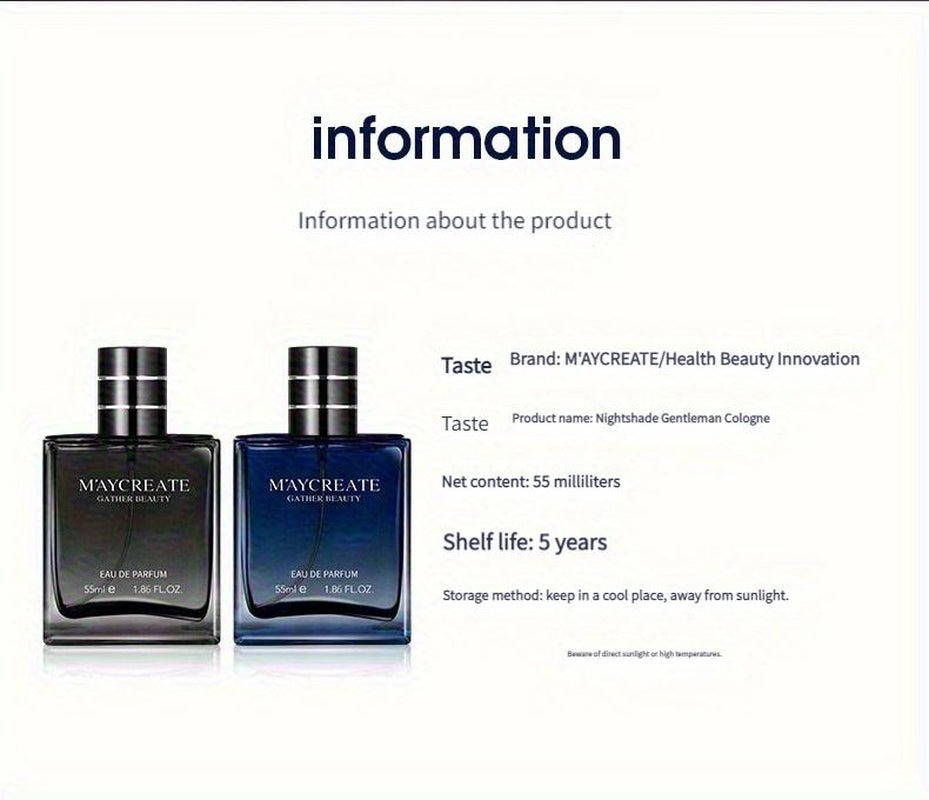 Eau De Toilette for Men (1 Box), Apple, Cedar, Mimosa, Men'S Fragrance, Long Lasting, Everyday Fragrance, Travel Size