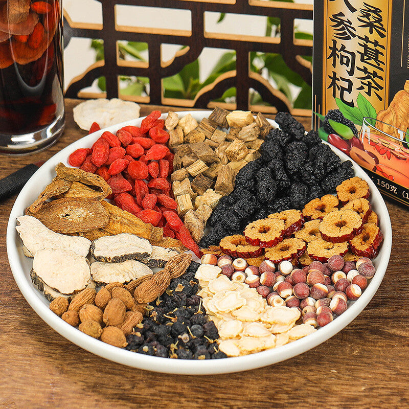 5Box Kidney Tea Formula Ginseng Six Treasure Tea, Kidney Tea Chinese Herbal Tea